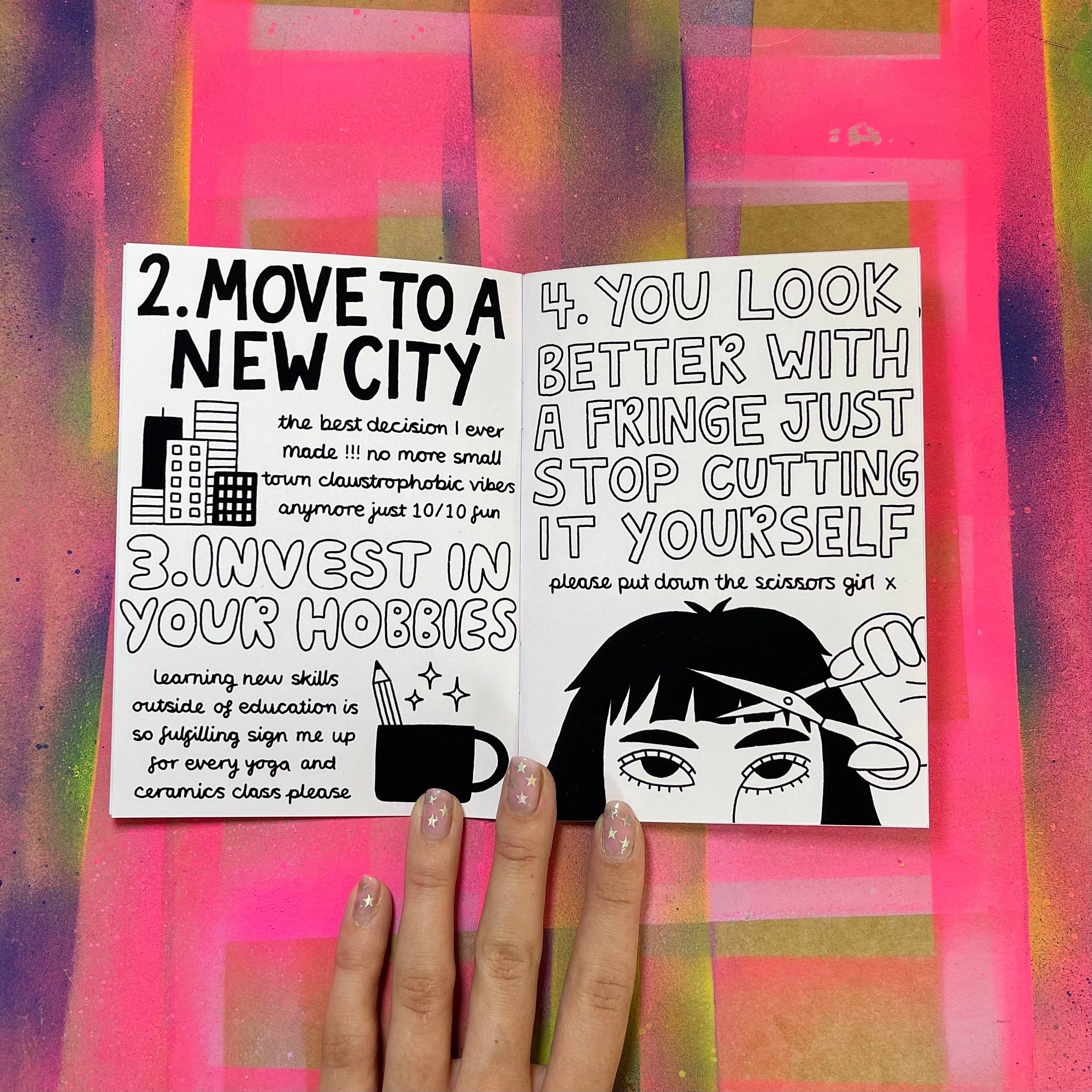 Eva Malley - Wholesale Reference - 20 THINGS I'VE LEARNED IN MY 20S (SO FAR) ZINE1