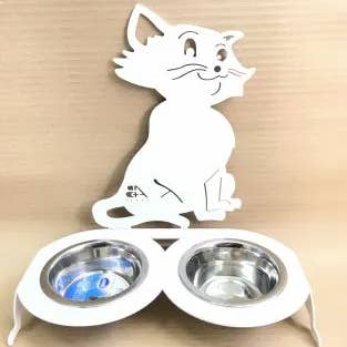 DesignFerro - Wholesale Pet Bowl - Cat/Dog - CAT BOWL HOLDER