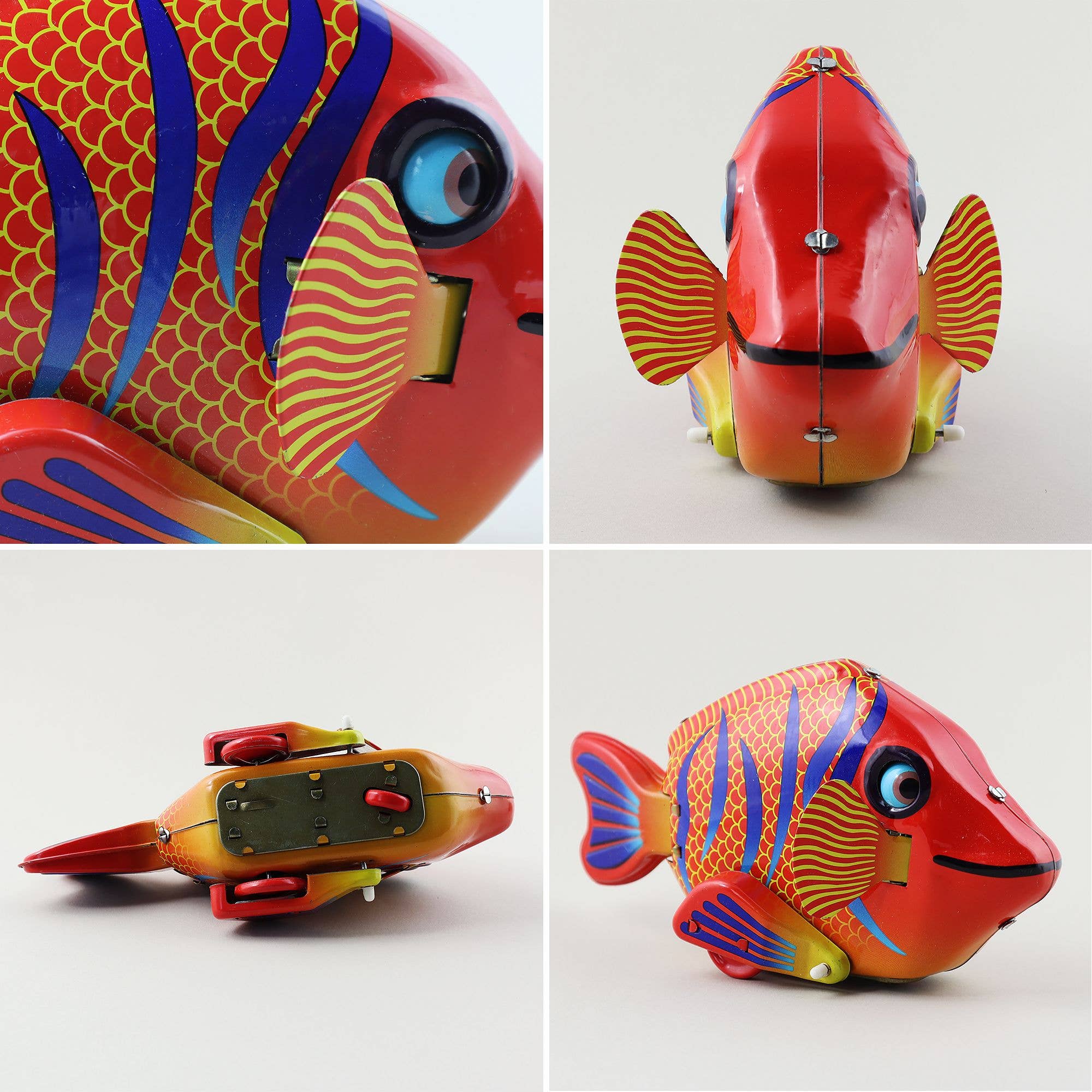 Tribal Trade GmbH - Wholesale Decorative Figurine - Tin Toy Colorful Fish Happy Fish Tin Fish9