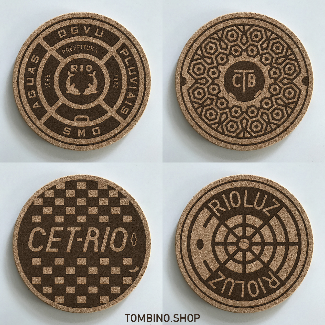 Tombino - Wholesale Coasters - Manhole Cover Coasters Rio De Janeiro1