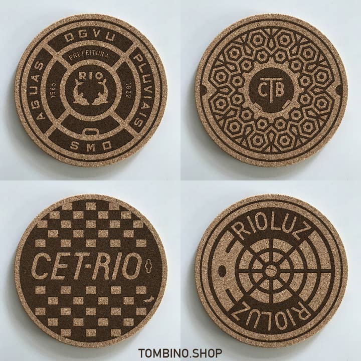 Tombino - Wholesale Coasters - Manhole Cover Coasters Rio De Janeiro1