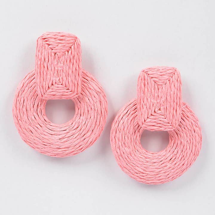 3AM BY H&D ACCESSORIES – Brincos de argola por atacado – Brinco de Papel Artesanal7