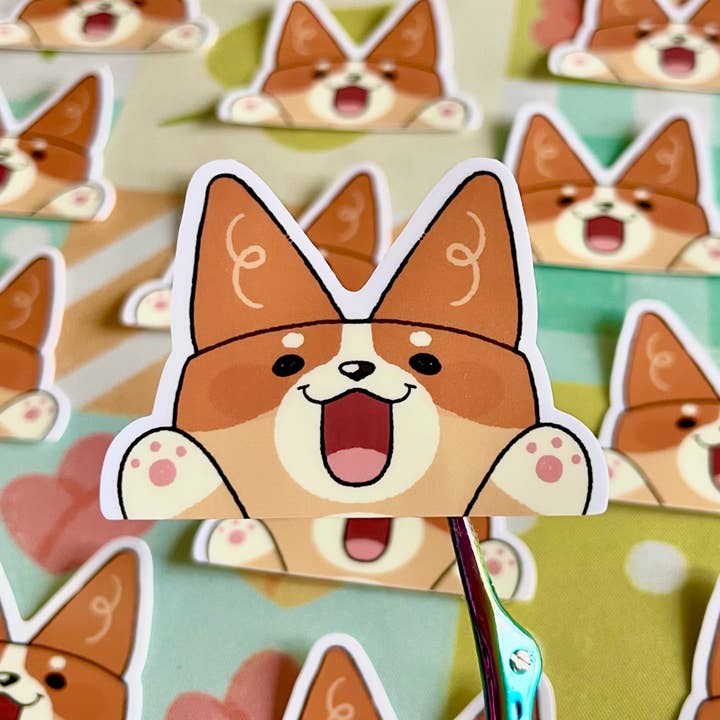 Cool Art Corner - Wholesale Sticker - Heeler Peeker Stickers1