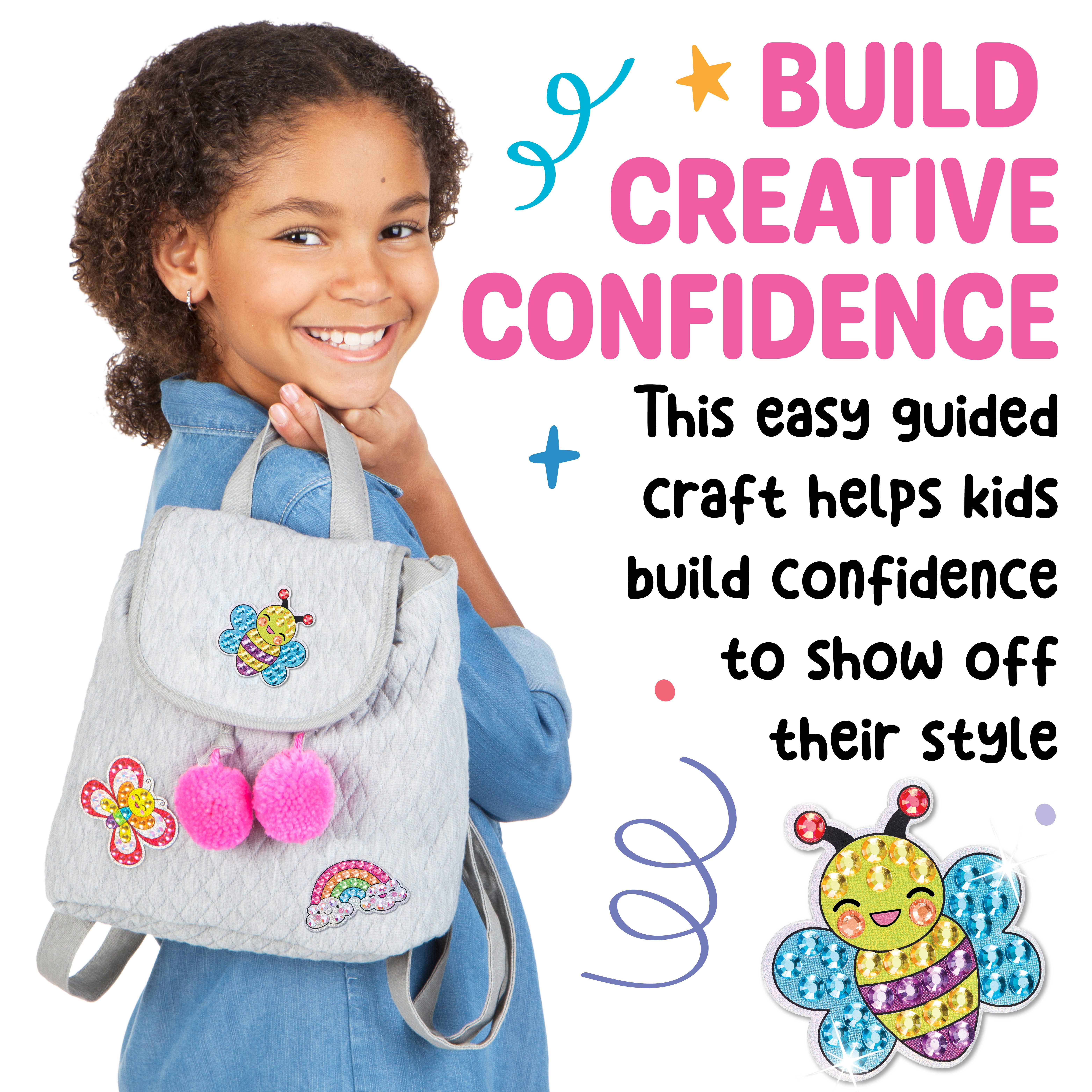 Faber-Castell / Creativity for Kids - Vente Kit de bricolage – enfant - Mini kit d'autocollants à peindre en forme de diamant Big Gem, à faire soi-même pour enfants5