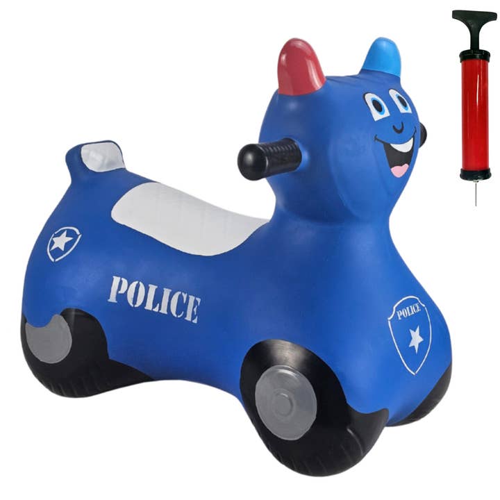 Happy Hopperz *NEW*'PATROL SQUAD'- BLUE POLICE SQUAD BIKE for wholesale by Happy Hopperz