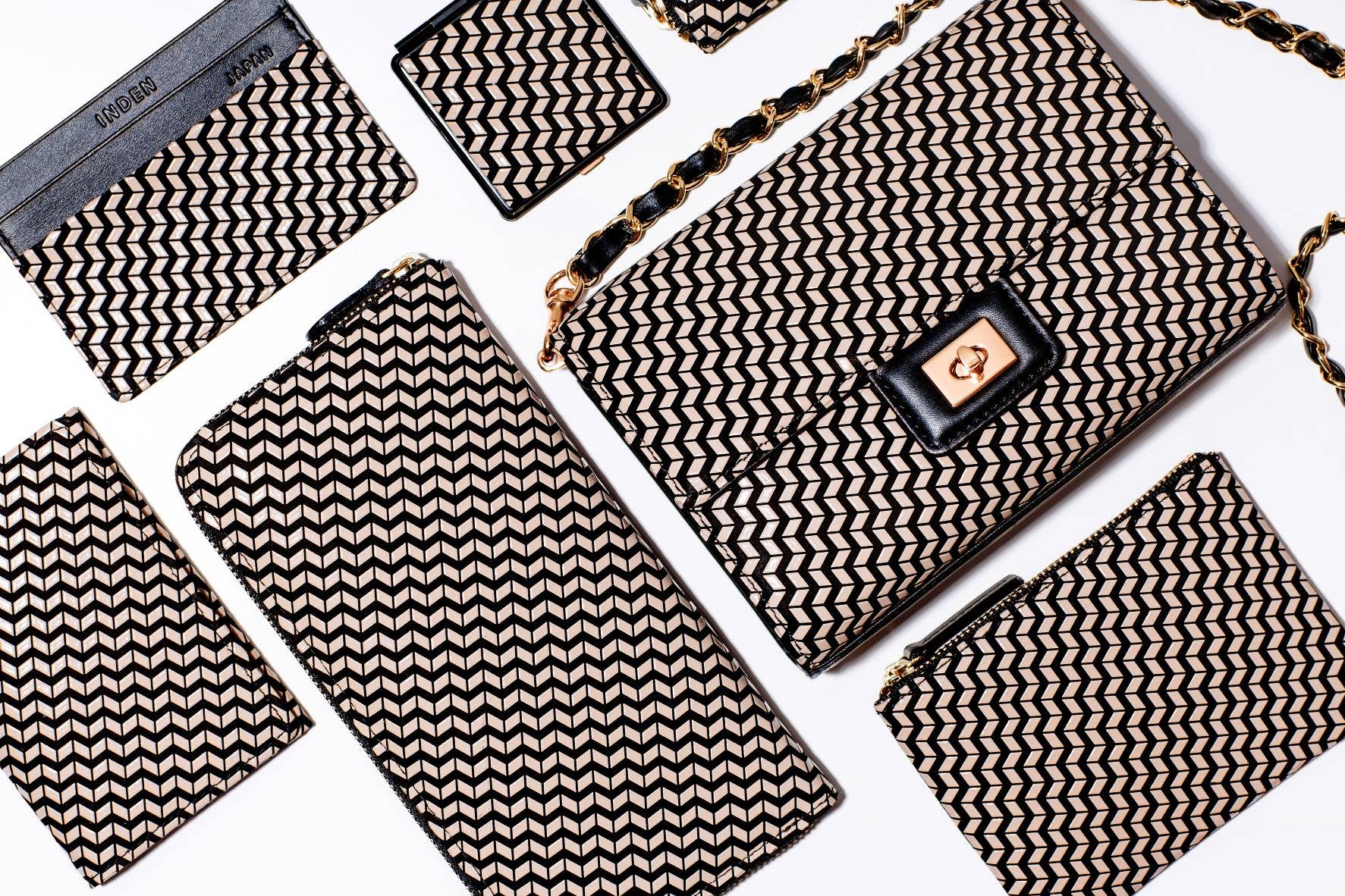 INDEN est.1582 - Wholesale Compact Mirror - [Chevron S] Mirror5