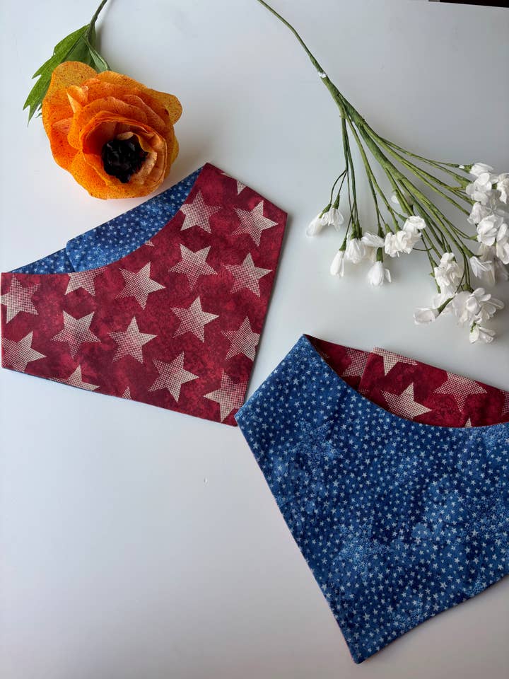 Denim Stjerner Bandana for engroshandel hos The Pet Scout Shop