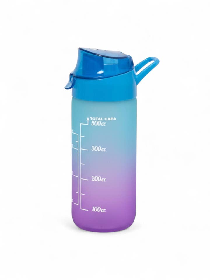 BORRACCIA VETRO BLU VIOLA 500ML per la vendita all'ingrosso da parte di Willy be Smart