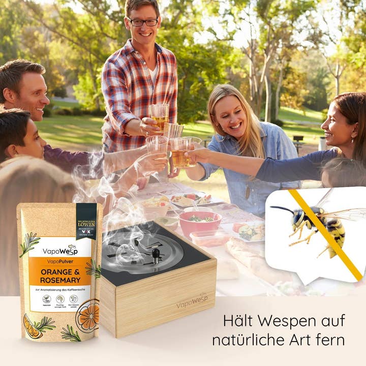 VapoWesp - Wholesale Incense - VapoPowder Orange & Rosemary (100g)3
