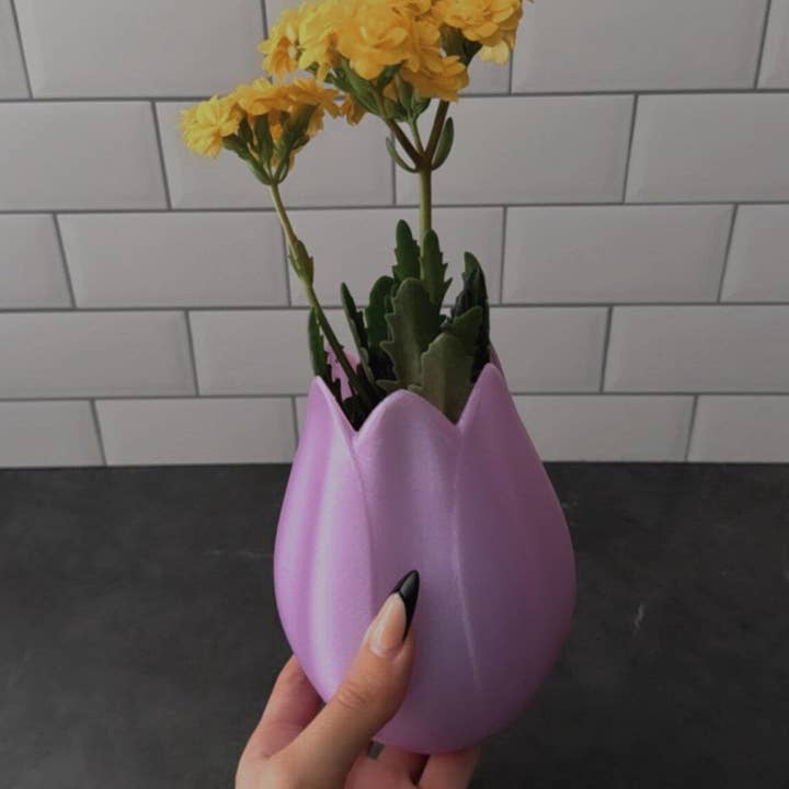 Tulip Vase | More Colors Available for wholesale by Peachy Pilea