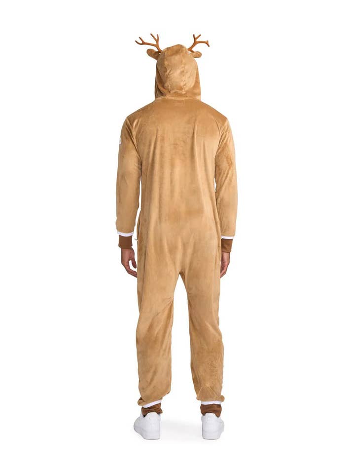 Tipsy Elves – wholesale Onesie – Men's – Rudolph Jumpsuit - Men's Christmas Reindeer Onesie2