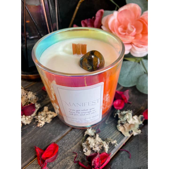 Sacred Lore - Wholesale Jar/Filled Candle - Manifest Soy Candle, Manifesting Ritual, Intention Setting1