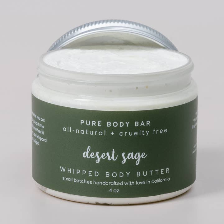 Desert Sage Body Butter (4oz) for wholesale by PURE BODY BAR