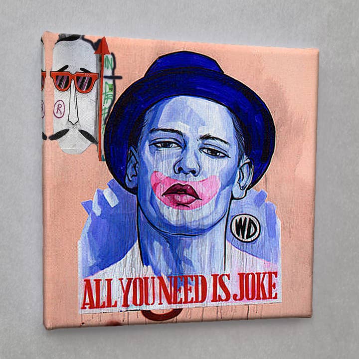 #00659 Alt hvad du behøver Street Art lærredstryk for engroshandel hos Eicie