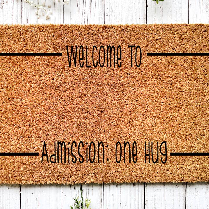 Rolig dörrmatta, Koir dörrmatta, Välkomstmatta, Inflyttningsgåva, för wholesale av DecoExchange