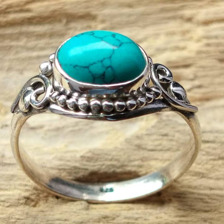 SILVER CAVE - Wholesale Single Stone/Solitaire Ring - Pack of 9 Pieces 925 Sterling Silver Rings With Gemstones5