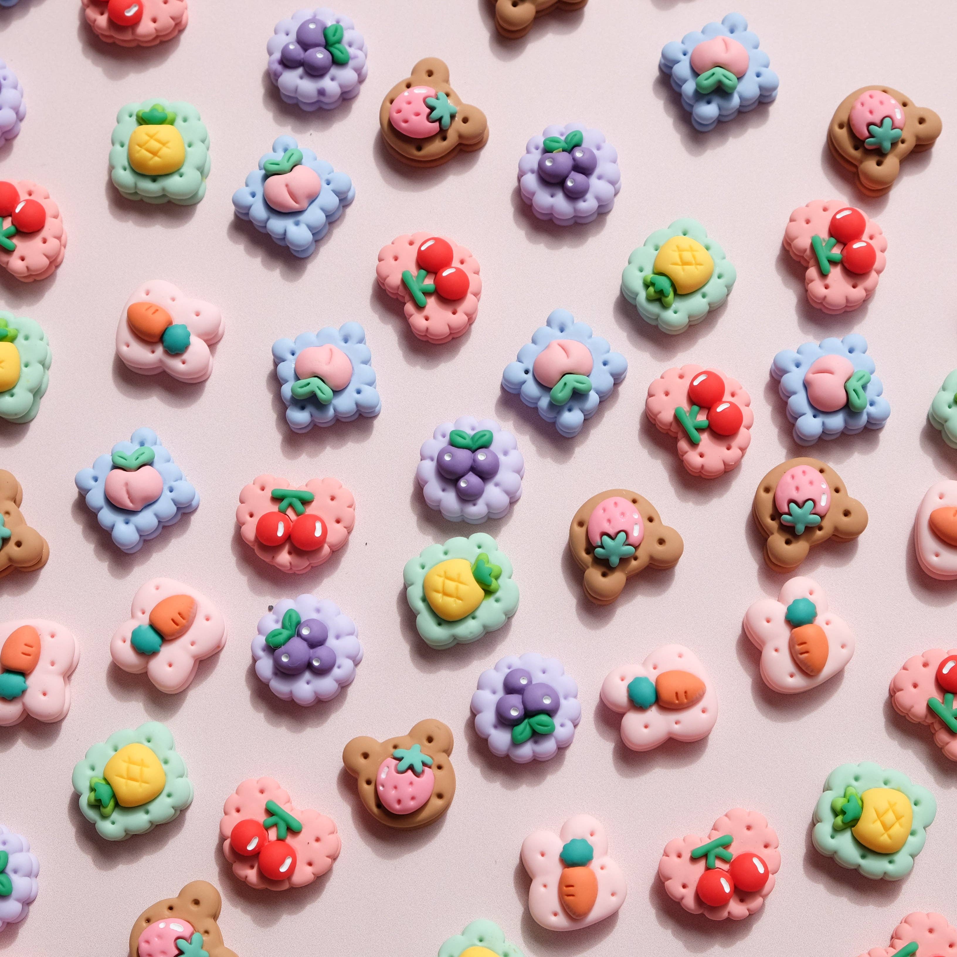 Moon Bunny – Engroshandel Håndværk forsyninger – Tropiske frugtkiks med flad ryg2