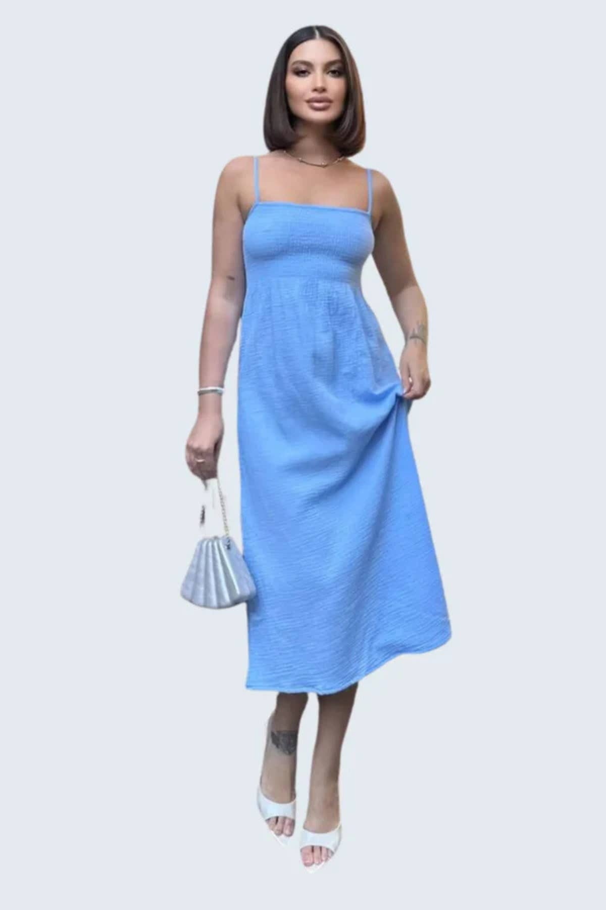 My 9Teen - Wholesale Dress - Women's - Tank Muslin Dress1