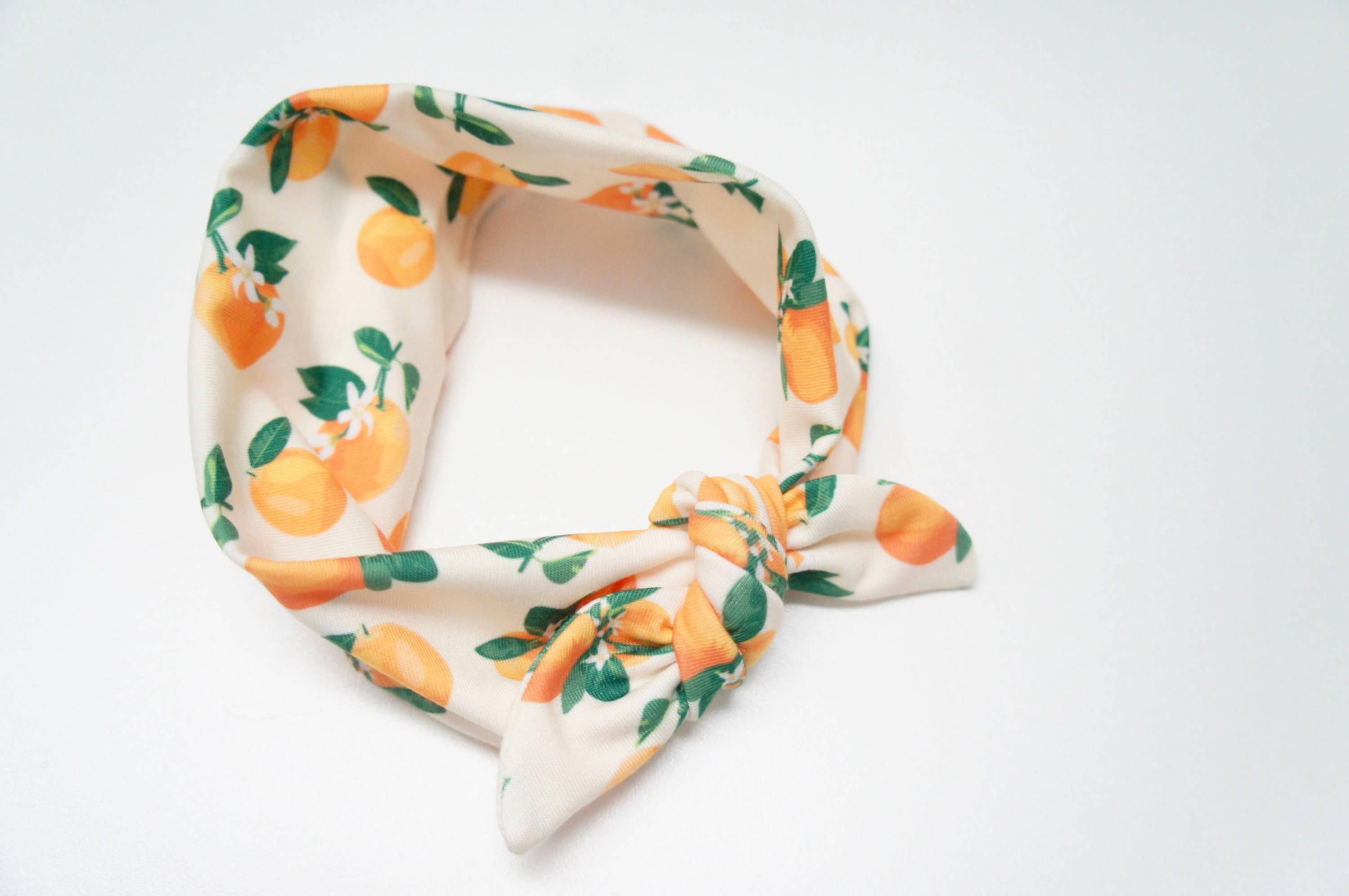 Willbirdbaby – wholesale Pannband - Barn – Pannband - Baby/småbarn/barn/vuxen Top Knot pannband, Orange