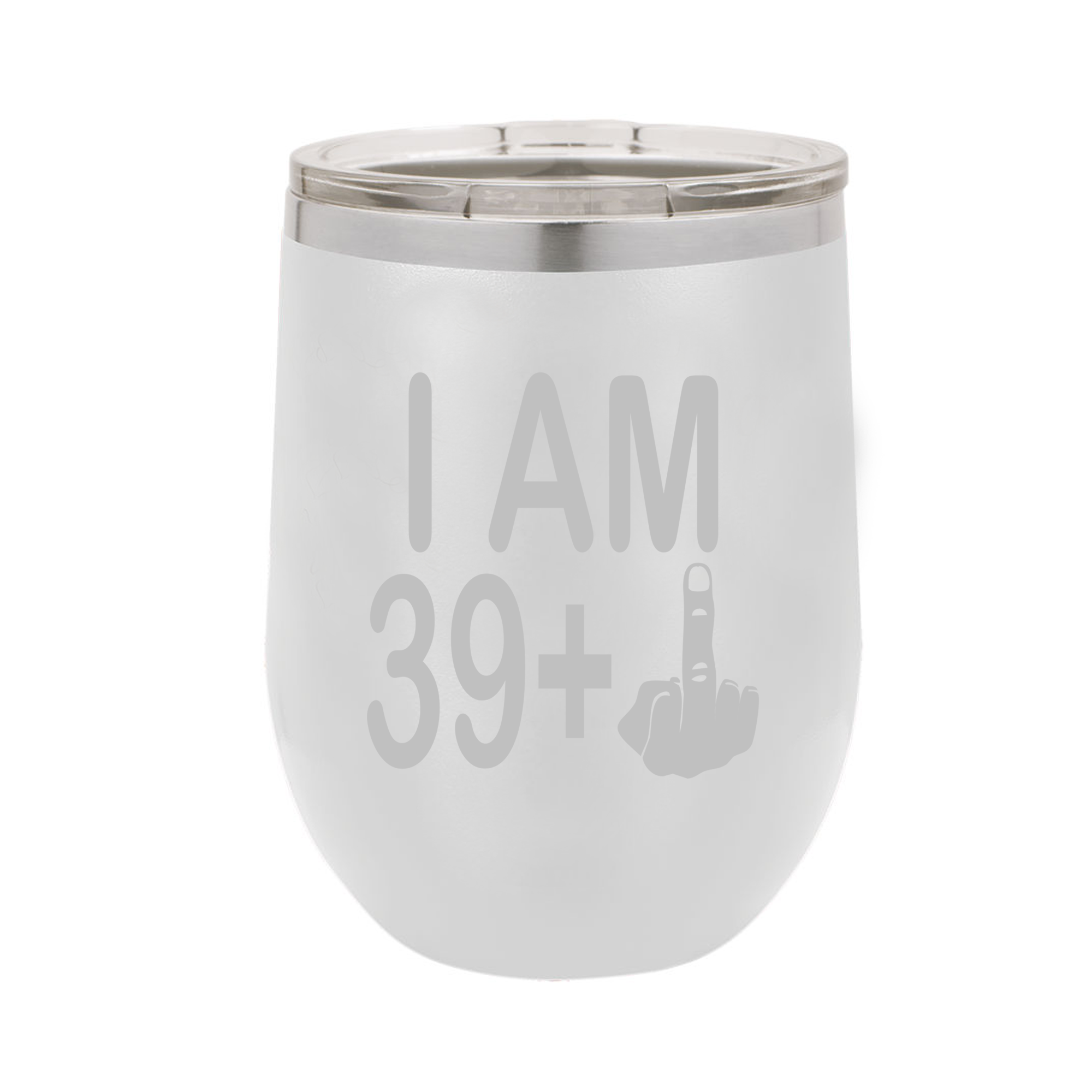Calm Down Caren - Wholesale Insulated Mug/Tumbler - I am 39 + Middle Finger Polar Wine Tumbler - 40th Birthday1