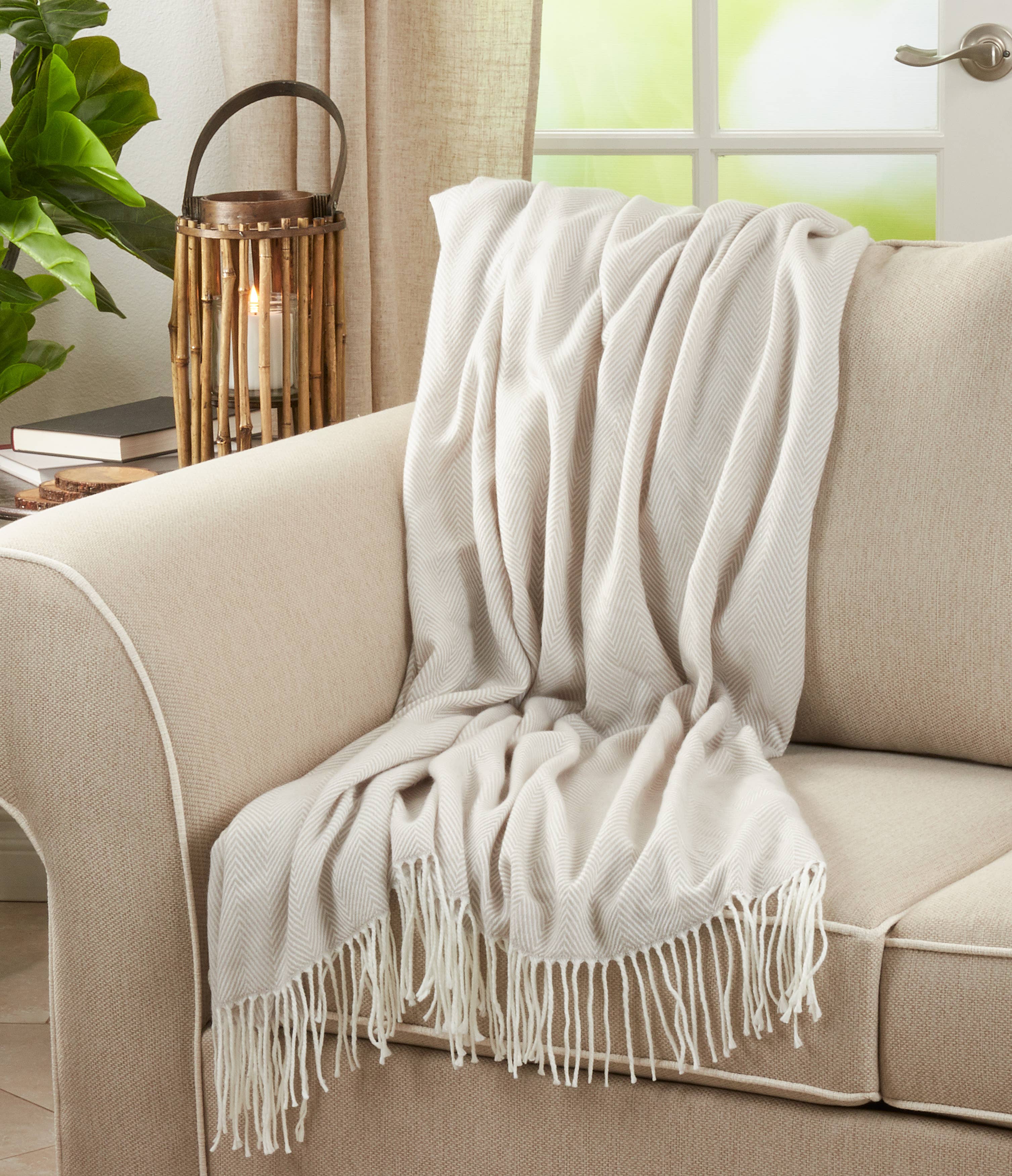 Saro Lifestyle – wholesale Throw blanket – Herringbone Throw3