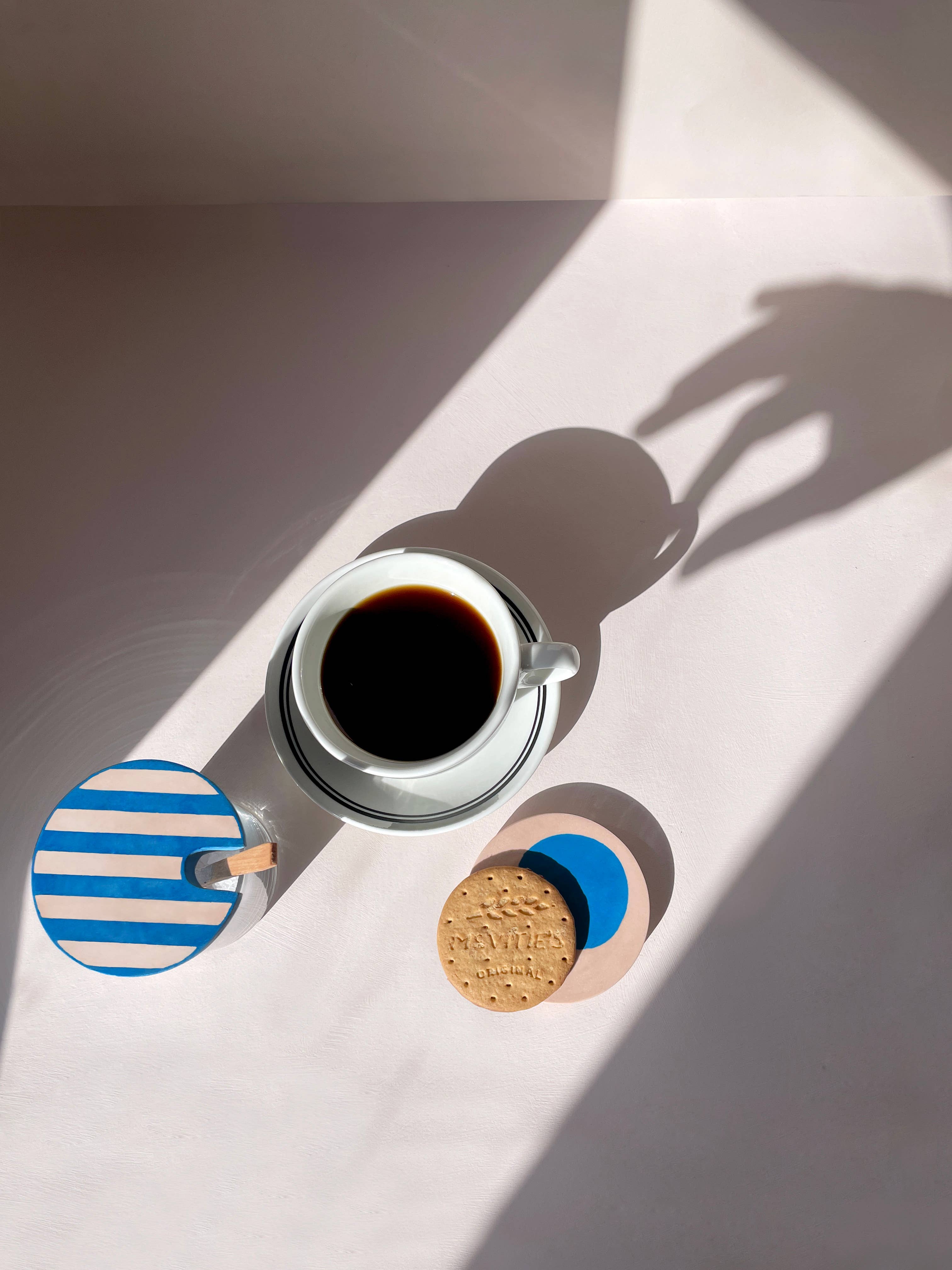 Casa Mescla - Wholesale Jar - Glass Sugar Pot with Stripe Lid & Wooden Spoon1