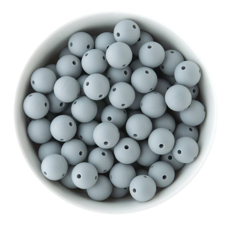 Cara & Co Silicone Craft Supply – wholesale Beads – Double Hole Silicone Round Beads