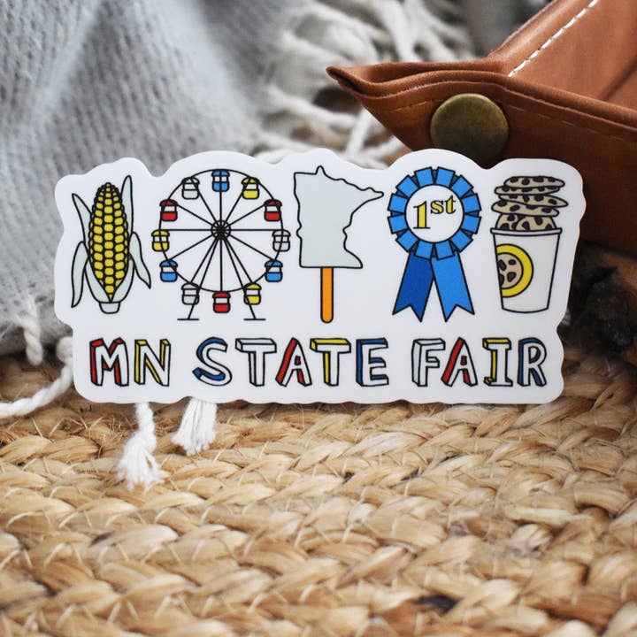 Autocollant Minnesota State Fair pour la vente par Wild North Co