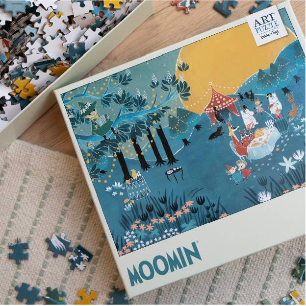 Barbo Toys - Vendita all'ingrosso Puzzle - Bambini - Puzzle d'arte Moomin - 1000 pezzi - Blu7