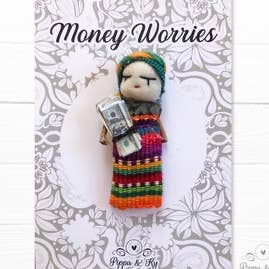 Guatemalan Money Worries Worry Doll for wholesale by Pippa & Ky