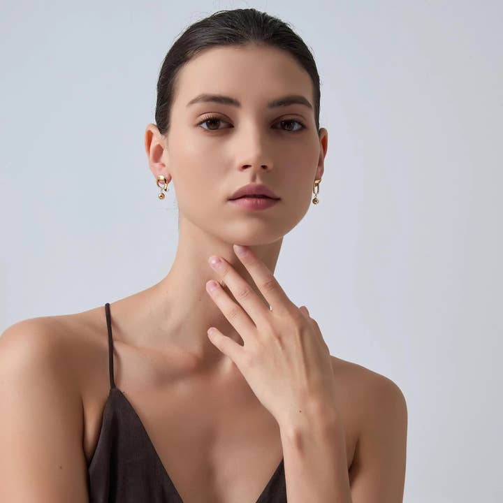 Perimade & Co. LLC - Wholesale Dangle Earrings - Mismatch Girl Boy Sign Drop Earrings in 925 Sterling Silver4