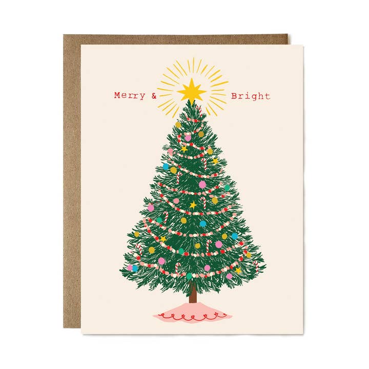 Christmas Tree Card for wholesale by Ula Bloom