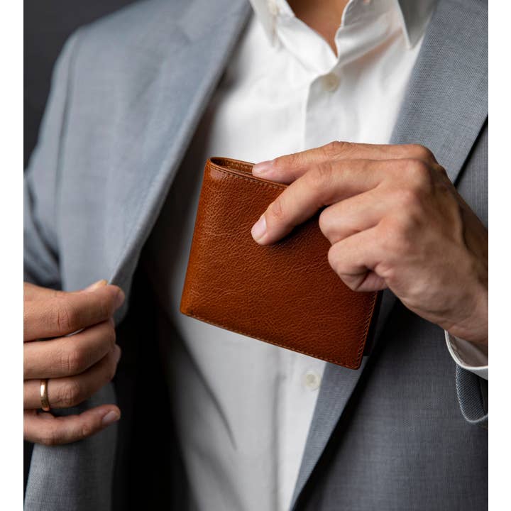 Time Resistance - Wholesale Wallet - Men's - Leather Bifold Wallet - Daniel10