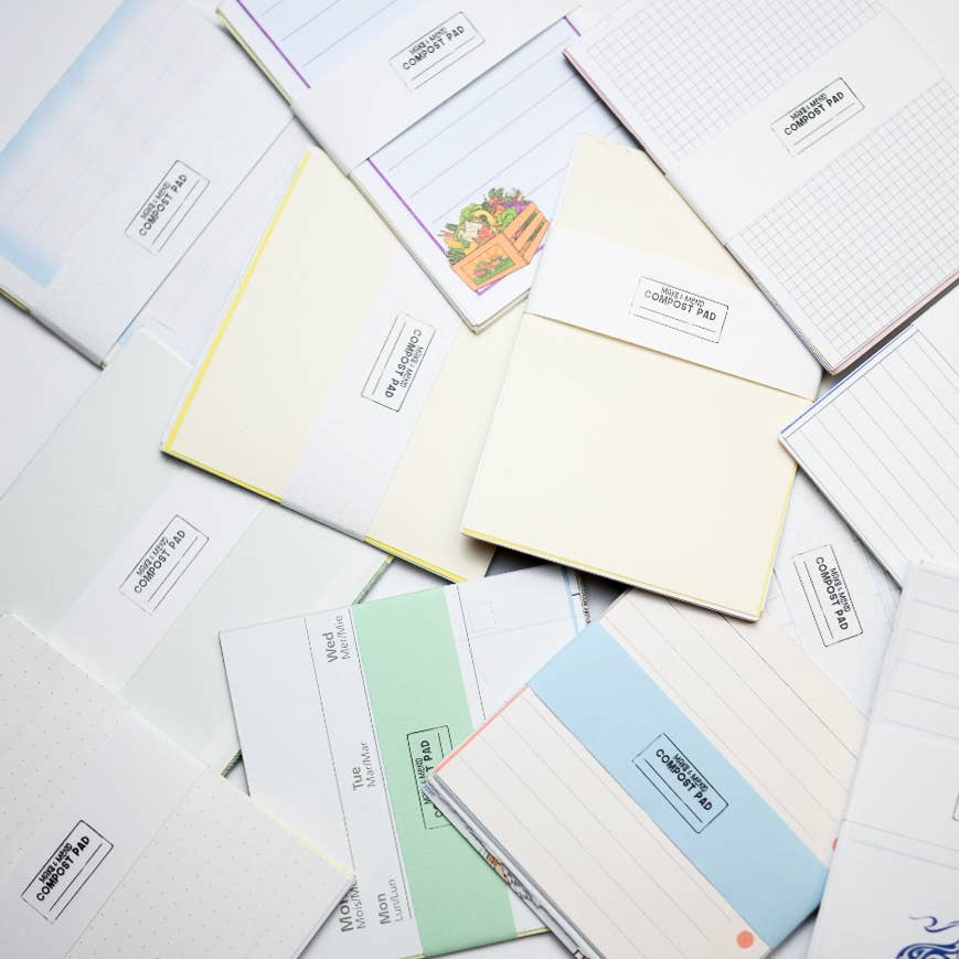 Make & Mend - Wholesale Sketchbook/Sketchpad - Compost Paper Pad2