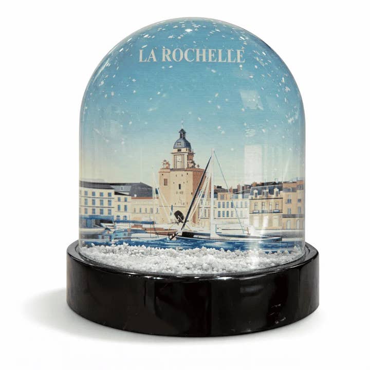 Schneekugel La Rochelle - Leuchtturm am Ende der Welt für den Großhandel von Lotza