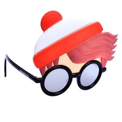 H2W dba Sun-Staches - Wholesale Sunglasses - Kids - Officially Licensed Where's Waldo Full Waldo Glasses1