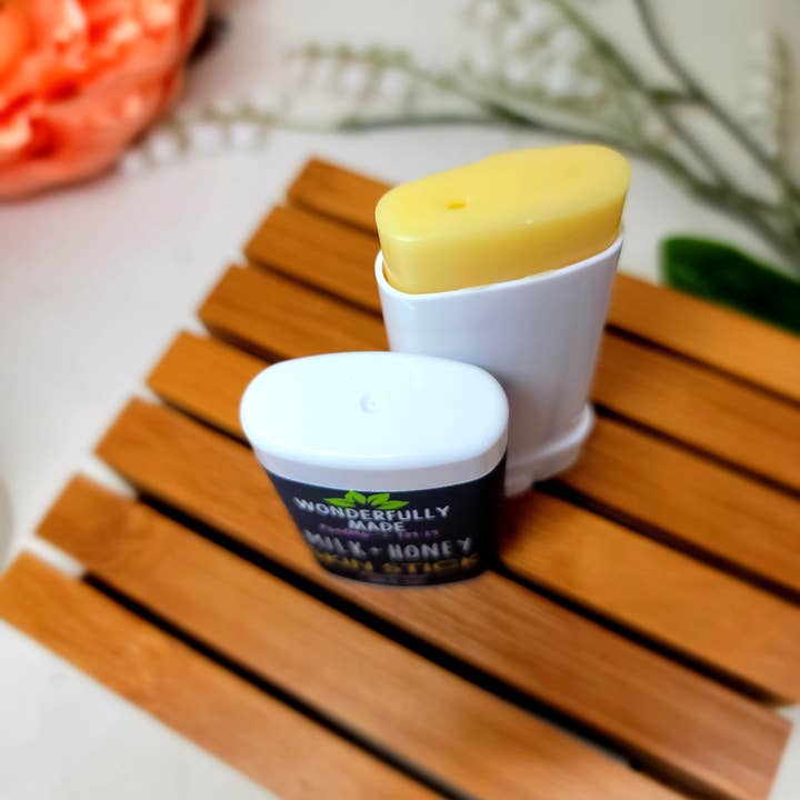 Wonderfully Made .love - Wholesale Solid Lotion - Skin Stick Lotion Bar Milk + Honey1