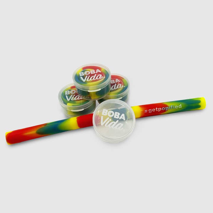 Bobavida Popping Pearls - Wholesale Drinking Straw - 4 Silicone Boba Straws