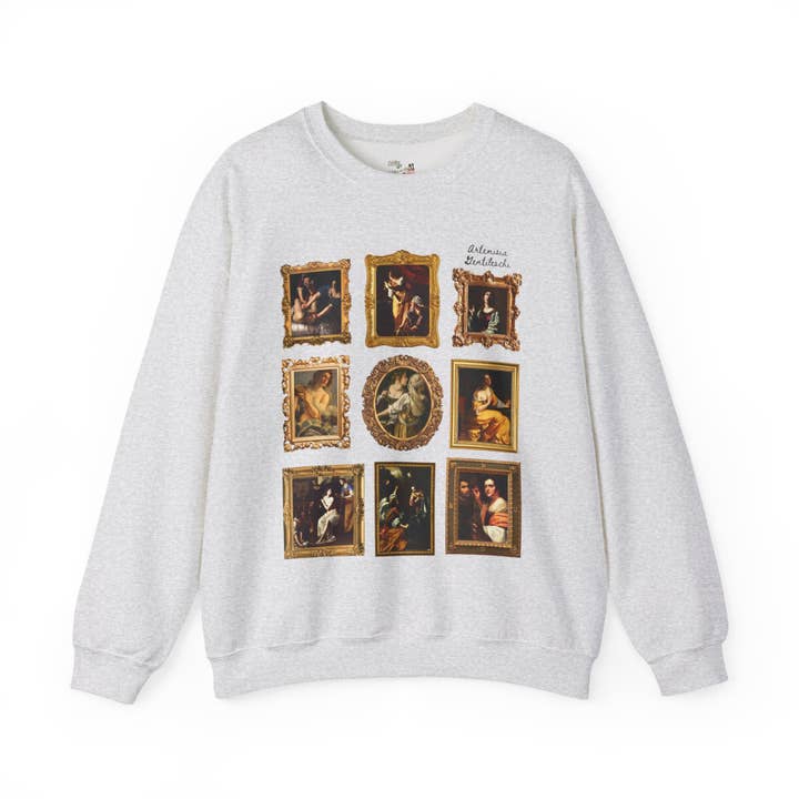 Opal and June - Wholesale Graphic Sweatshirt - Women's - Gentileschi Famous Paintings