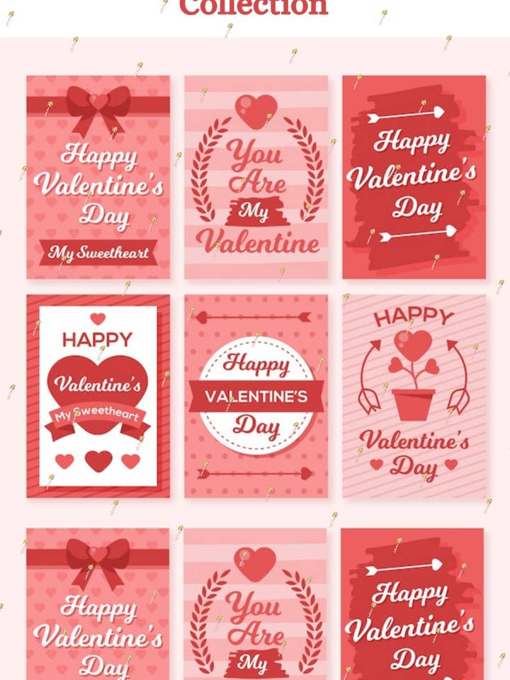 Valentine's Postcard Collection Bundle for wholesale by Sunshine Boxes