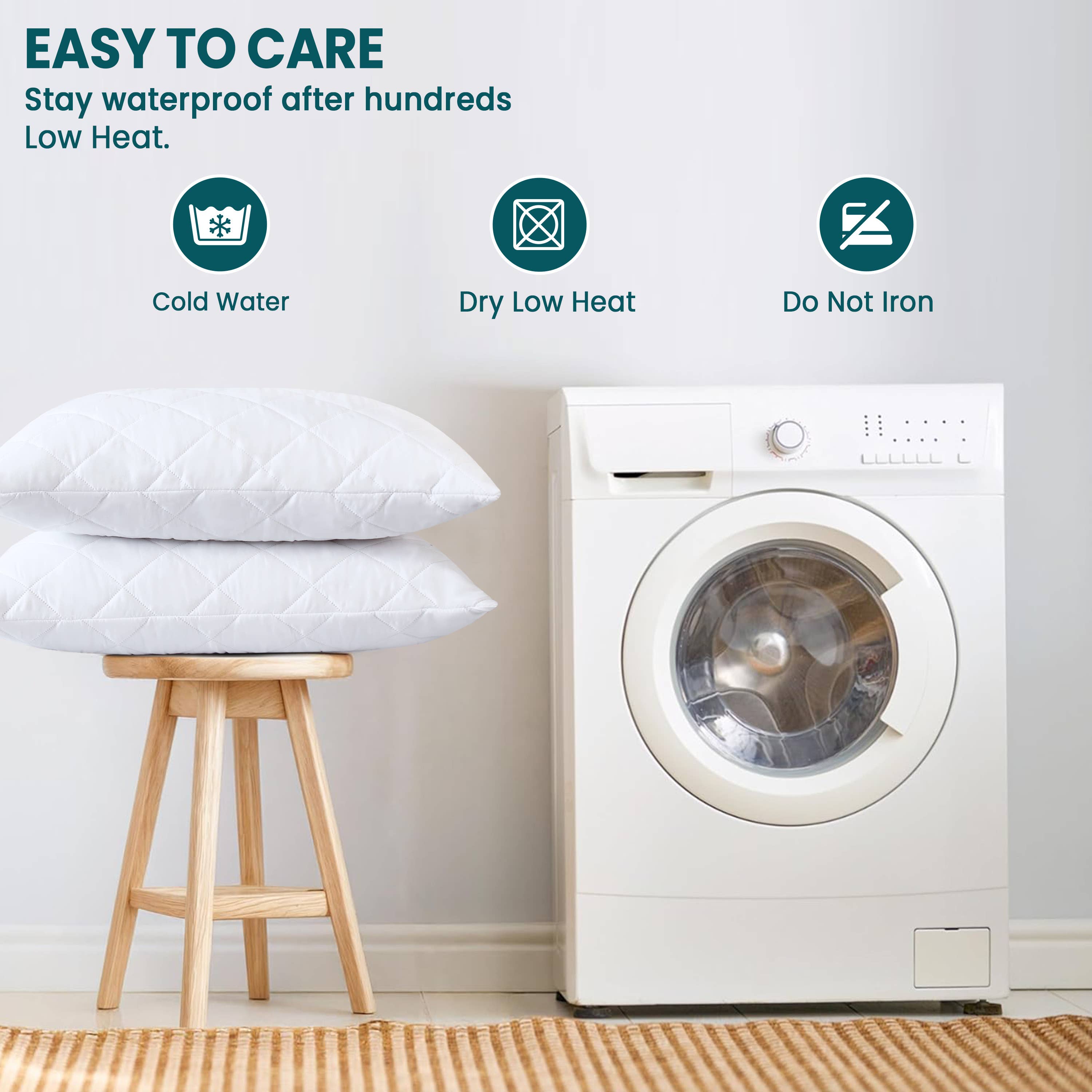 Cottonpassion_US - Vendita all'ingrosso Federe/copricuscino - Copriguanciale in Microfibra con Cerniera Trapuntato Impermeabile10