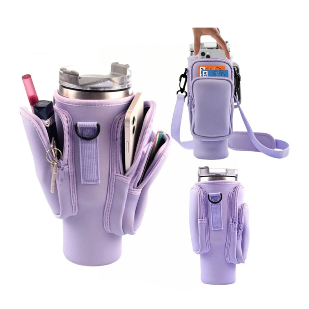 UNISHE - Wholesale Sporting Accessories - Adjustable Outdoor Insulated 40oz Bottle Holder ZK32883