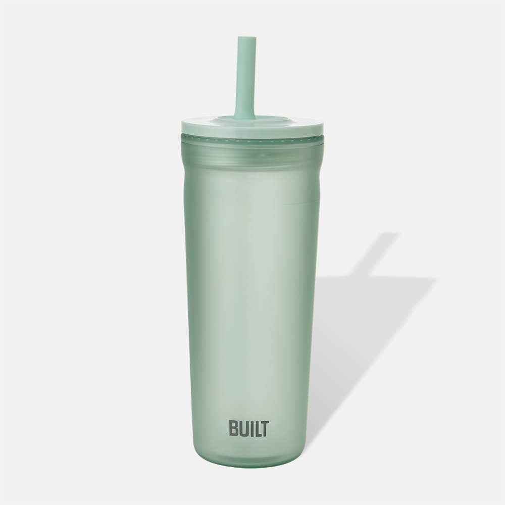 Built NY - Wholesale Insulated Mug/Tumbler - 20oz Mint Straw Seal Bedford Tumbler0