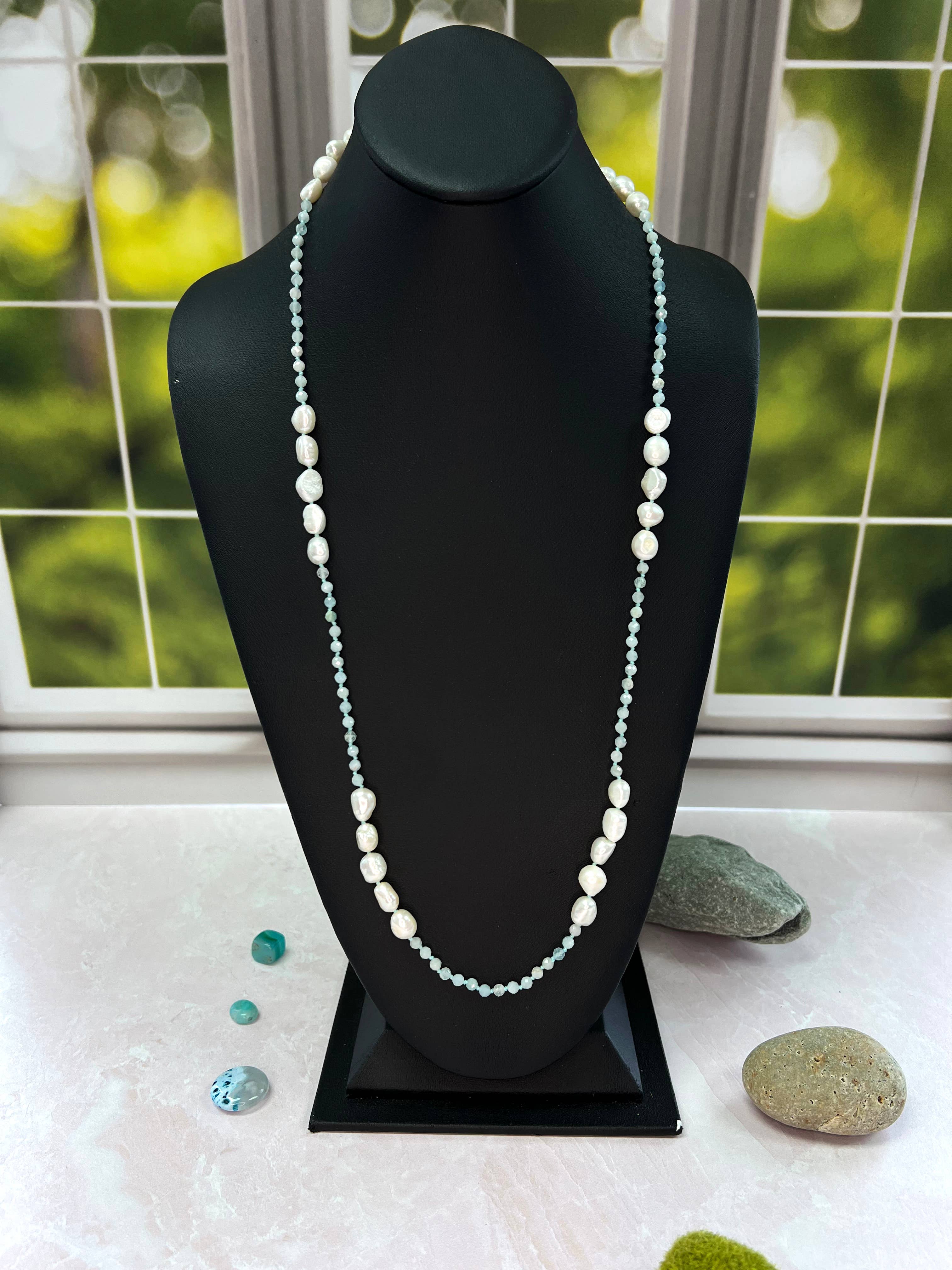 IST Jewelry - Wholesale Beaded/Pearl Necklace - Cultured Pearl & Micro-cut Gemstones Necklaces1