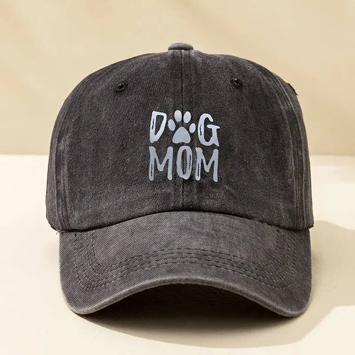Lucky Avocado – wholesale Baseballkeps - Dam – HUND mamma tvättad keps, enfärgad Vintage hatt