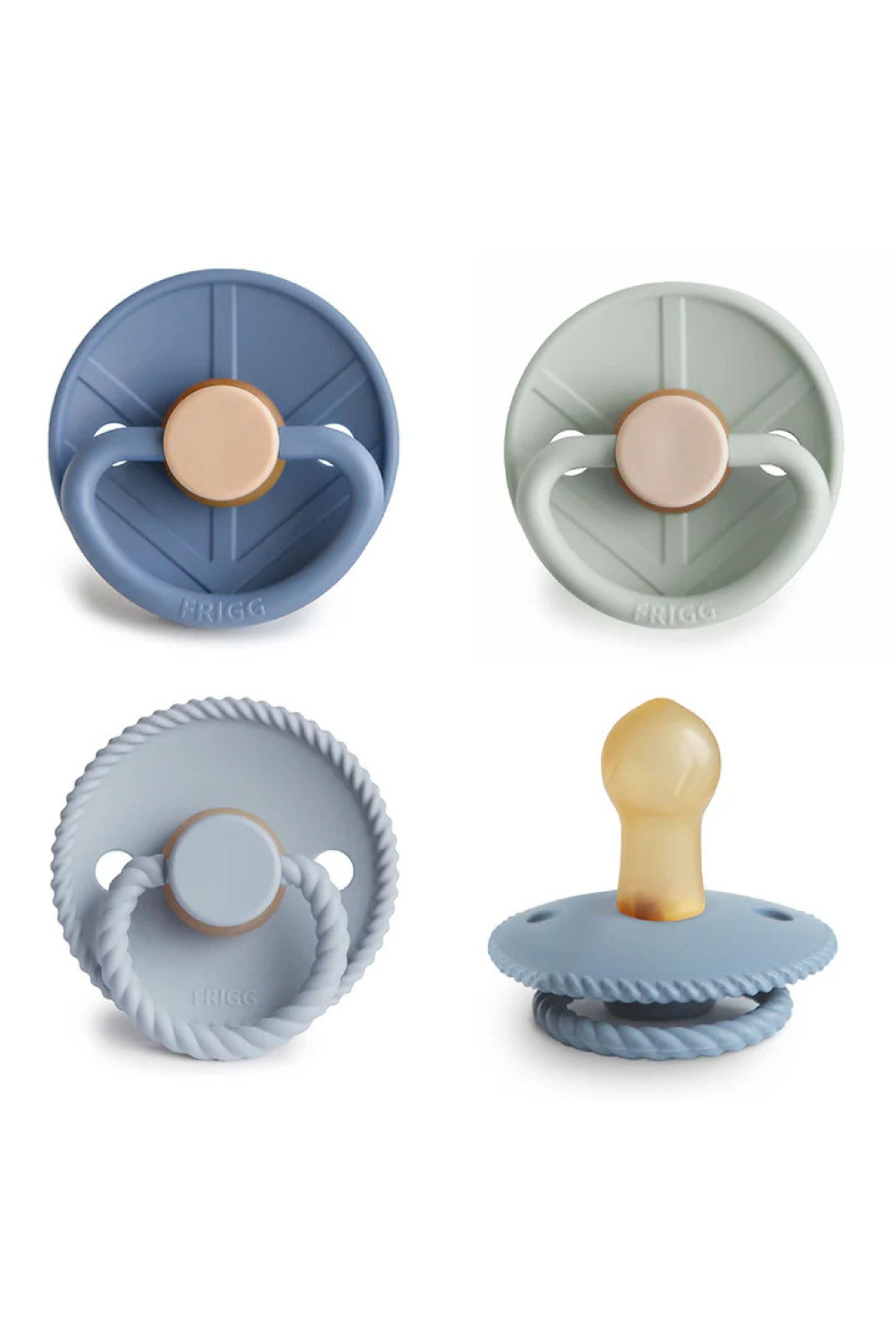 TISU - Vendita all'ingrosso Ciuccio - Neonati - Confezione da 4 ciucci FRIGG, Skyline Serenity1