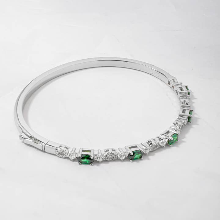 Sami Jewels - Wholesale Bangle Bracelet - Emerald Bangle
