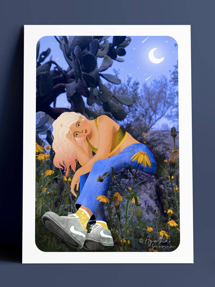 Fille du maquis pour la vente par Agatha Dessine