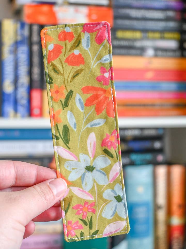 Lush Garden Fabric Bookmark for wholesale by Created By Kelci