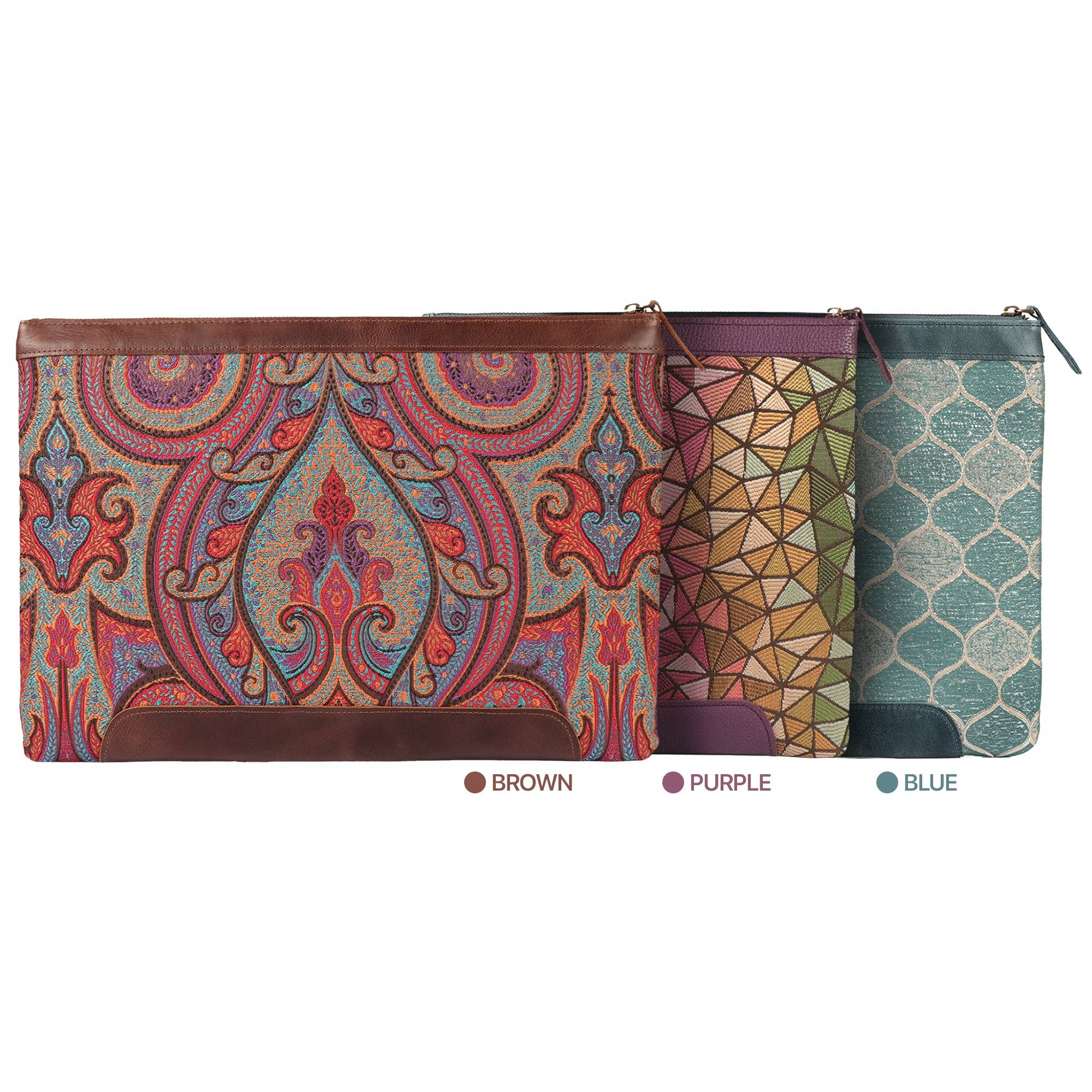 Londo - Wholesale Laptop/Tablet Case - Women's - Londo Personalized Top Grain Leather Laptop Bag Sleeve for MacBook Pro & Air - 16'', 15", 14'', 13.3'', M1 Pro Max, M2, M3, M4 - Designer Case4